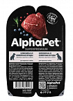 AlphaPet Superpremium корм для собак оленина,северные ягоды в соусе 100г