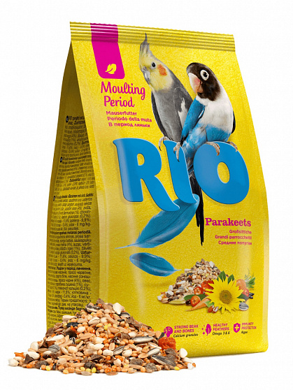 Рио корм для средних попугаев в период линьки