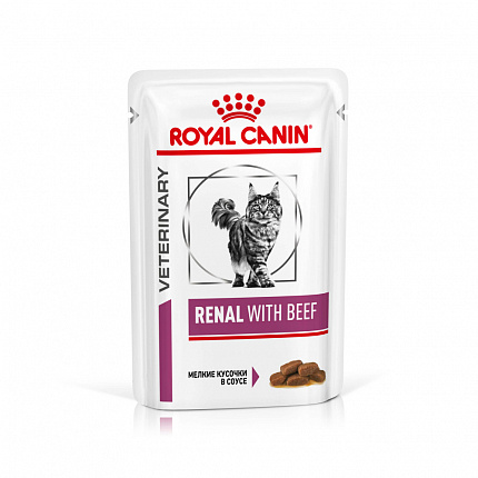 Royal Canin Renal с говядиной (в соусе)