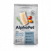 AlphaPet Superpremium корм для собак мелких пород из белой рыбы Monoprotein 1,5кг