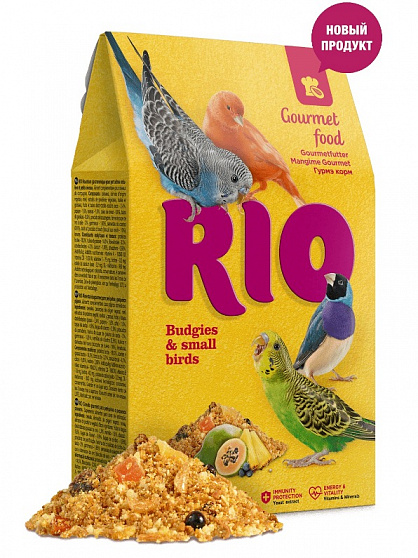 RIO Гурмэ корм д/волнистых попугайчиков и других мелких птиц