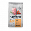 AlphaPet Superpremium корм для собак мелких пород из индейки Monoprotein 1,5кг