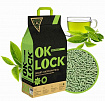 Ok-Lock Наполнитель растительный, зеленый чай 11л